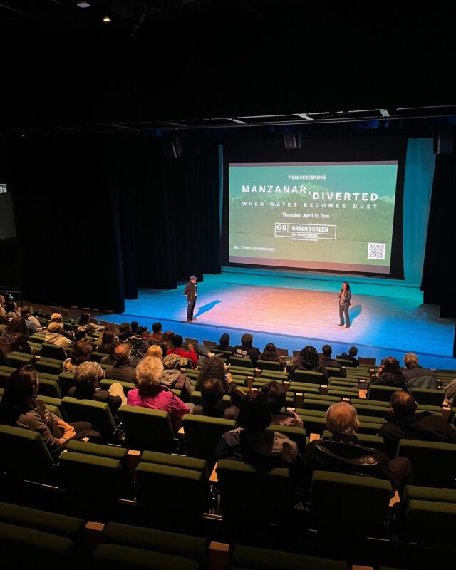 Last Thursday, I was so honored to screen at the Natural History Museum's new, beautiful theater! So amazing to see it in my childhood favorite museum with the dinosaurs and garden just next door. Full circle moment, sharing about water with Los Angeles at the Natural History Museum. Thank you NHM and VC. Happy Earth Day!